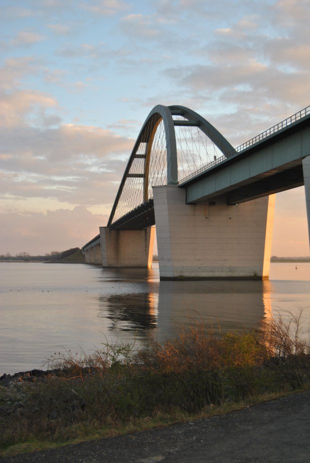 Fehmarnsundbrücke-Windstill